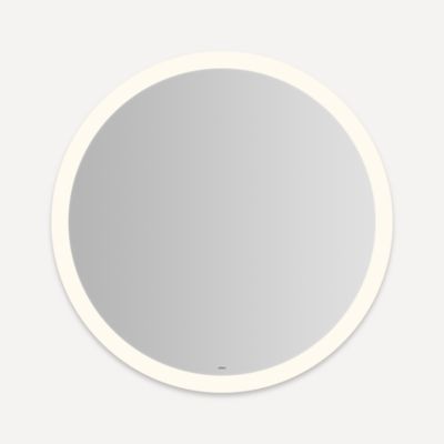 Robern YM0040 Vitality Lighted Mirror, 40" Round, Perimeter Light Pattern, Warm White (3000K), Dimmable, Defogger