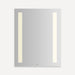 Robern YM2430 Vitality Lighted Mirror, 24" x 30" x 1-3/4", Column Light Pattern, Warm White (3000K), Dimmable, Defogger