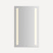 Robern YM2440 Vitality Lighted Mirror, 24" x 40" x 1-3/4", Column Light Pattern, Warm White (3000K), Dimmable, Defogger