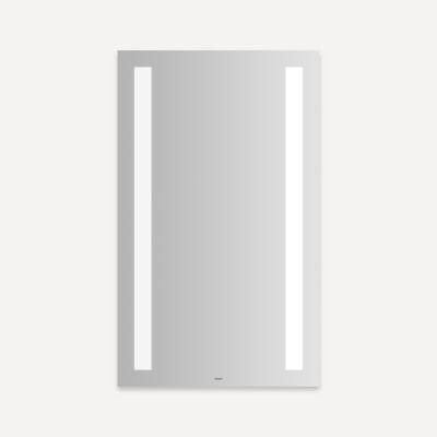 Robern YM2440 Vitality Lighted Mirror, 24" x 40" x 1-3/4", Column Light Pattern, Cool White (4000K), Dimmable, Defogger