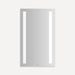 Robern YM2440 Vitality Lighted Mirror, 24" x 40" x 1-3/4", Column Light Pattern, Cool White (4000K), Dimmable, Defogger