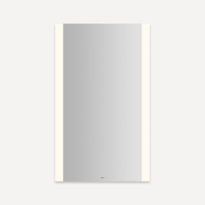 Robern YM2440 Vitality Lighted Mirror, 24" x 40" x 1-3/4", Edge Lit Light Pattern, Warm White (3000K), Dimmable, Defogger
