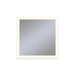 Vitality 30" x 30" x 1-3/4" rectangle lighted mirror with perimeter light pattern, 2700 kelvin temperature (warm light), dimmable and defogger