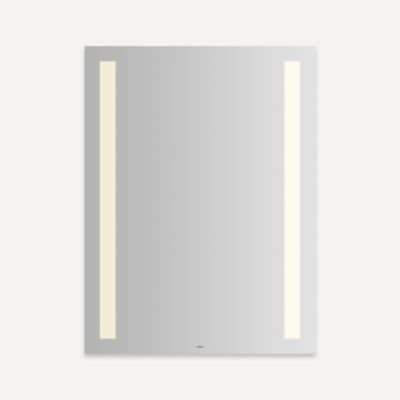 Robern YM3040 Vitality Lighted Mirror, 30" x 40" x 1-3/4", Column Light Pattern, Warm White (3000K), Dimmable, Defogger