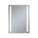 Vitality 30" x 40" x 1-3/4" rectangle lighted mirror with column light pattern, 2700 kelvin temperature (warm light), dimmable and defogger