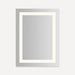 Robern YM3040 Vitality Lighted Mirror, 30" x 40" x 1-3/4", Inset Light Pattern, Warm White (3000K), Dimmable, Defogger