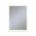 Vitality 30" x 40" x 1-3/4" rectangle lighted mirror with perimeter light pattern, 2700 kelvin temperature (warm light), dimmable and defogger