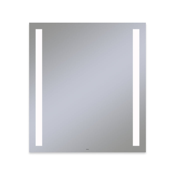 Vitality 36" x 40" x 1-3/4" rectangle lighted mirror with column light pattern, 4000 kelvin temperature (cool light), dimmable and defogger