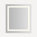 Robern YM3640 Vitality Lighted Mirror, 36" x 40" x 1-3/4", Inset Light Pattern, Warm White (3000K), Dimmable, Defogger