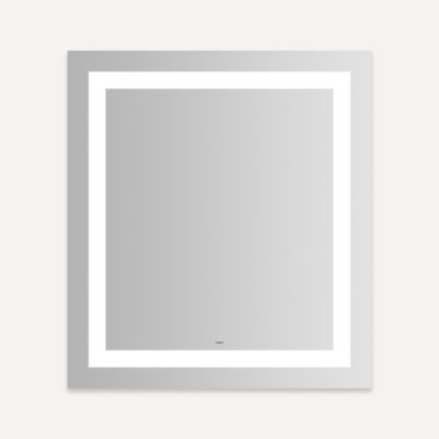 Robern YM3640 Vitality Lighted Mirror, 36" x 40" x 1-3/4", Inset Light Pattern, Cool White (4000K), Dimmable, Defogger
