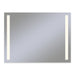 Vitality 48" x 36" x 1-3/4" rectangle lighted mirror with column light pattern, 2700 kelvin temperature (warm light), dimmable, defogger and flippable (can hang in portrait or horizontal orientation)