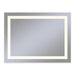 Vitality 48" x 36" x 1-3/4" rectangle lighted mirror with inset light pattern, 2700 kelvin temperature (warm light), dimmable, defogger and flippable (can hang in portrait or horizontal orientation)