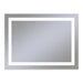 Vitality 48" x 36" x 1-3/4" rectangle lighted mirror with inset light pattern, 4000 kelvin temperature (cool light), dimmable, defogger and flippable (can hang in portrait or horizontal orientation)
