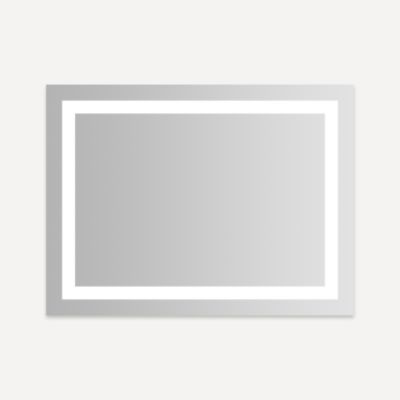 Robern YM4836 Vitality Lighted Mirror, 48" x 36" x 1-3/4", Inset Light Pattern, Cool White (4000K), Dimmable, Defogger,...