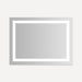 Robern YM4836 Vitality Lighted Mirror, 48" x 36" x 1-3/4", Inset Light Pattern, Cool White (4000K), Dimmable, Defogger,...