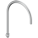 Commercial Instit Parts W6890 Rigid/Swivel Gooseneck Spout (16320-1 ) - Chrome
