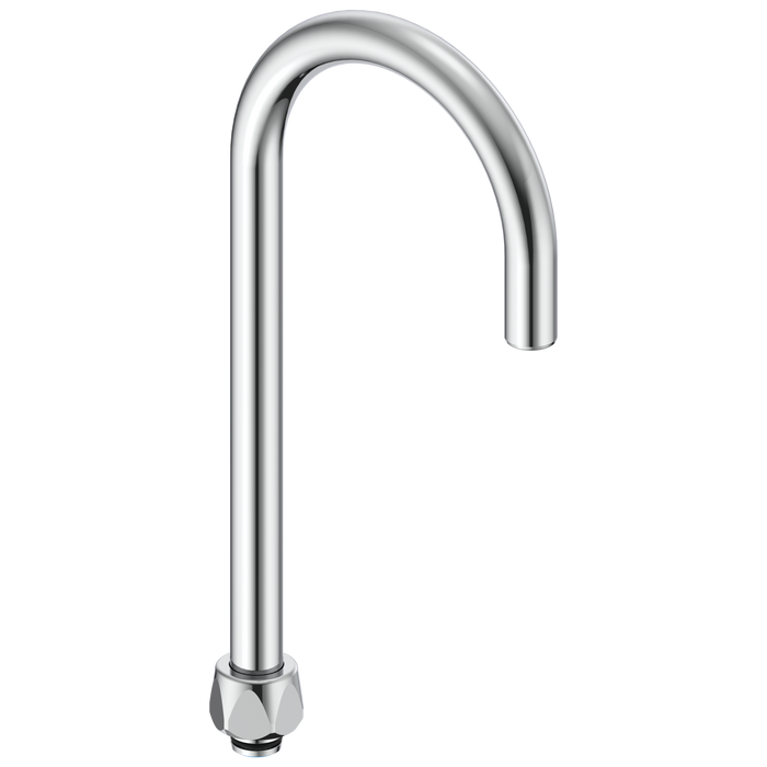 Commercial Instit Parts W6890 Rigid/Swivel Gooseneck Spout (17089-3 ) - Chrome