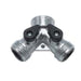 Wal-rich Corporation 2601002 3/4" Chrome Plated 2-Way Hose Connection w/ Shutoffs