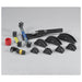 YELLOW JACKET 63331 Ratchet Tube Bender Kit, 0 to 90 deg Bend, 1/4 to 7/8 in OD Pipe/Tube