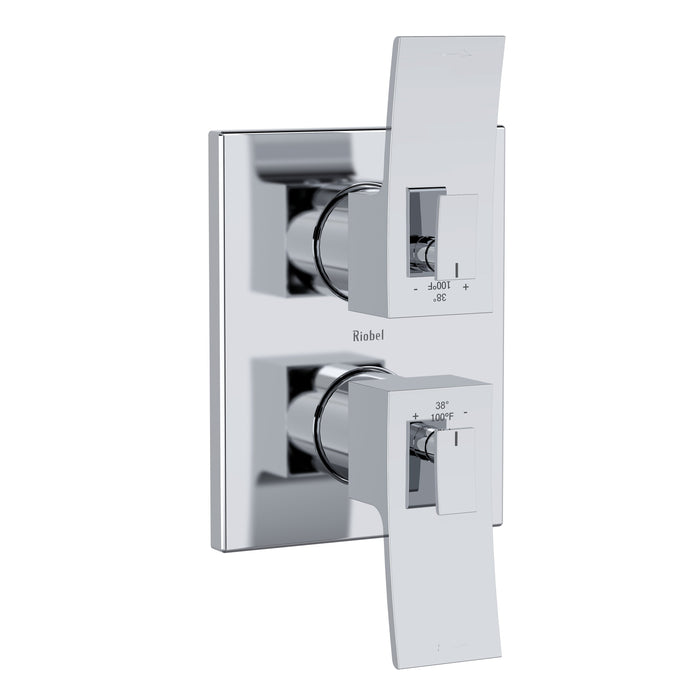 Riobel ZOTQ83 Zendo 3/4" Therm & Pressure Balance Multi-Function System