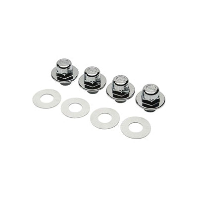 Zurn Z5610-NUT-EXT-KIT Extended Acorn Nut and Washer Kit, 5/8 in, Vitreous China, White