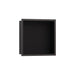 hansgrohe XtraStoris Individual Wall Niche Matte Black with Design Frame 12"x 12"x 4"