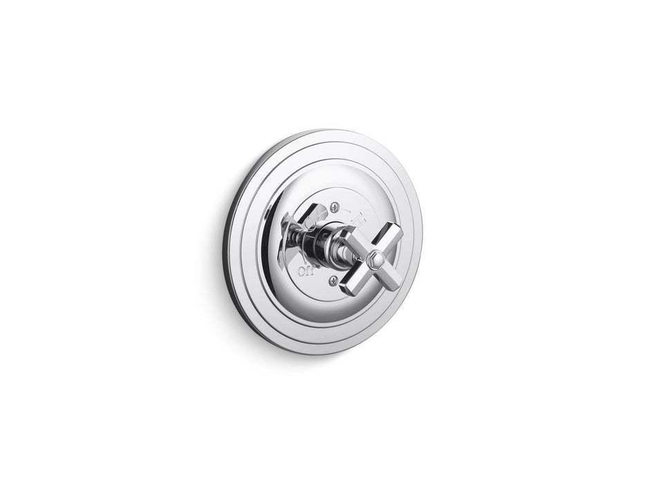 Kallista P22715-XX-CP For Town Pressure Balance Trim, Cross Handle