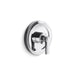 Kallista P24129-LV-CP Vir Stil Minimal by Laura Kirar Thermostatic Trim, Lever Handle