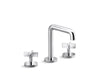 Kallista P24492-CR-CP One Sink Faucet, Tall Spout, Cross Handles