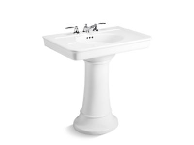 Kallista Tuxedo By B Barry P72037-00 Tuxedo Pedestal Lavatory