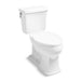 KALLISTA P70300-00-0 Bridgeton Two-Piece High-Efficiency Toilet, Less Seat in Stucco White