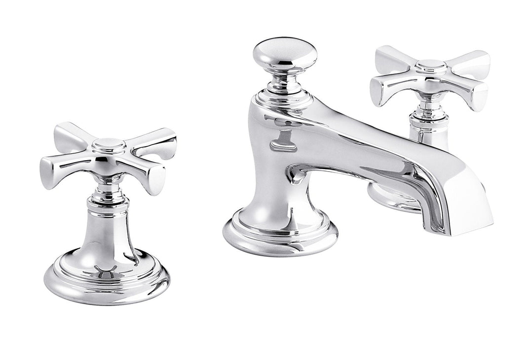 Kallista P24600-CR-ULB Bellis Sink Faucet, Traditional Spout, Cross Handles