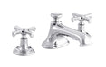 Kallista P24601-CR-ULB Bellis Sink Faucet, Noble Spout, Cross Handles