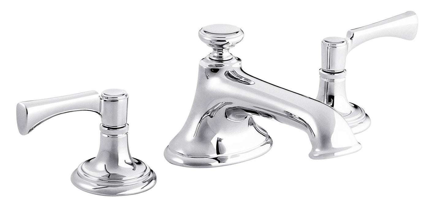 Kallista P24601-LV-ULB Bellis Sink Faucet, Noble Spout, Lever Handles