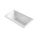 KOHLER K-1167-XHGHR Underscore 60" x 30" alcove Heated BubbleMassage air bath with whirlpool, right drain