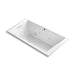 KOHLER K-1173-XHGH Underscore 66" x 36" drop-in Heated BubbleMassage air bath with whirlpool