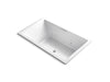 KOHLER K-1174-XHGH Underscore 72" x 42" drop-in Heated BubbleMassage air bath with whirlpool