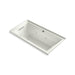 KOHLER K-1167-XHGHL Underscore 60" x 30" alcove Heated BubbleMassage air bath with whirlpool, left drain