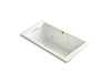 KOHLER K-1173-XHGH Underscore 66" x 36" drop-in Heated BubbleMassage air bath with whirlpool