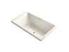 KOHLER K-1174-XHGH Underscore 72" x 42" drop-in Heated BubbleMassage air bath with whirlpool