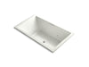 KOHLER K-1174-XHGH Underscore 72" x 42" drop-in Heated BubbleMassage air bath with whirlpool