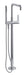 Kallista P24418-00-CP One Freestanding Bath Faucet, Less Handshower