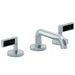 Kallista P24491-NM-CP One Decorative Sink Faucet, Low Spout, Nero Marquina Handles