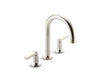 Kallista P24133-LV-CP Vir Stil Minimal by Laura Kirar Sink Faucet, Lever Handles