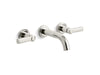Kallista P24201-LV-CP Vir Stil Minimal by Laura Kirar Wall-Mount Sink Faucet, Lever Handles