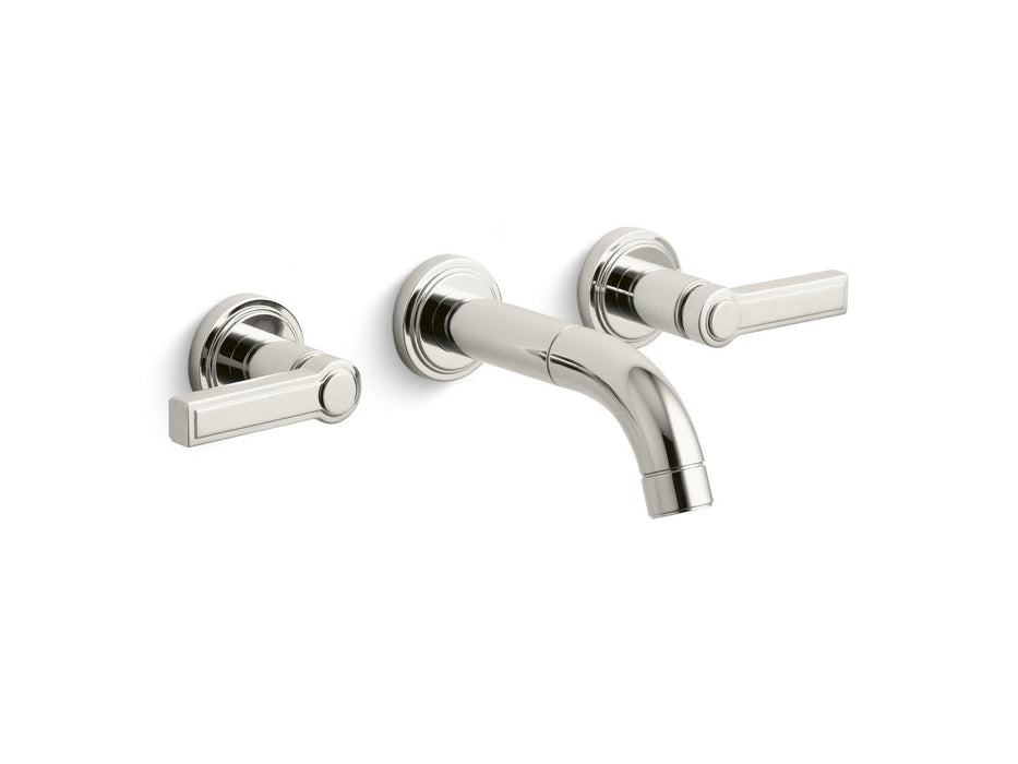 Kallista P24201-LV-CP Vir Stil Minimal by Laura Kirar Wall-Mount Sink Faucet, Lever Handles