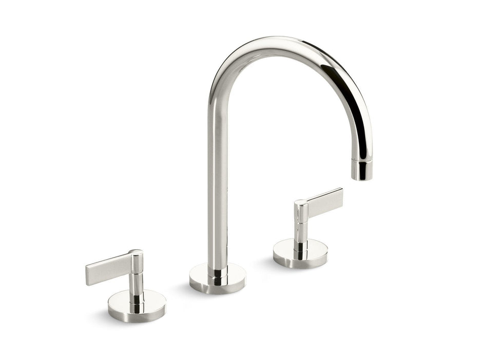 Kallista P24490-LV-CP One Sink Faucet, Gooseneck Spout, Lever Handles