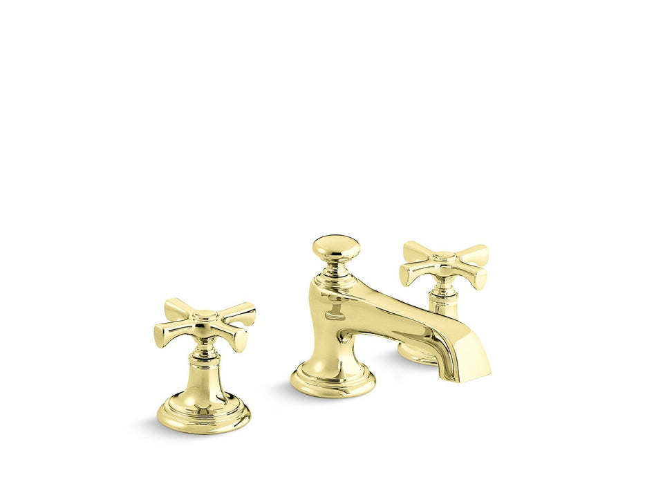 Kallista P24600-CR-ULB Bellis Sink Faucet, Traditional Spout, Cross Handles
