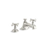 Kallista P24601-CR-ULB Bellis Sink Faucet, Noble Spout, Cross Handles