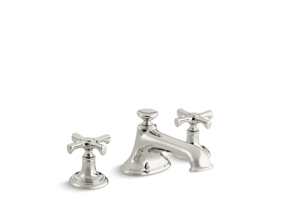 Kallista P24601-CR-ULB Bellis Sink Faucet, Noble Spout, Cross Handles
